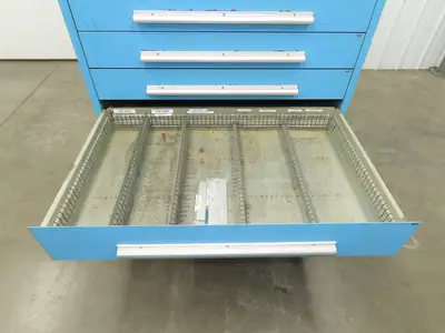 Nu-Era Modular Tool Storage Cabinet 9 Drawer 45x28x61" Stanley Vidmar Lista