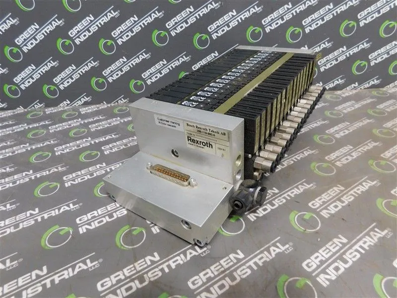Bosch Rexroth 299-119-980-9 03W51 Valve Terminal System Module Damaged Feet Used