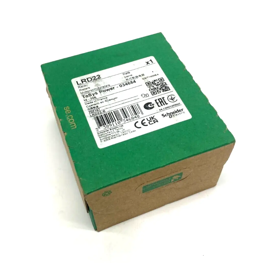 New | in-Stock SCHNEIDER ELECTRIC THERMAL OVERLOAD RELAY TESYS-034684 Relays & Switches Michigan US | Maverick Industrial Sales #1092434