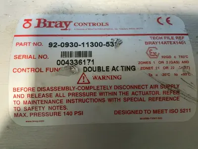 Used 2022 BRAY 9209301130053 Pumps Ohio US | HGR 24 #1518008