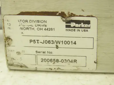 Parker P5T-J063/W10014 Pneumatic Guided Cylinder 63mm Bore x 100mm Stroke
