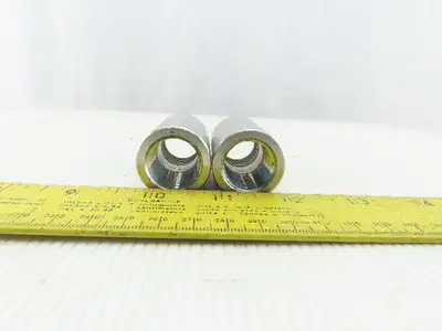 ASP F316/316L 1/2" Stainless Steel Coupling Lot Of 2