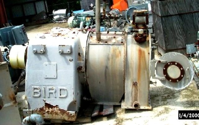 (2) Bird/Escher-Wyss ML-500-2 pusher centrifuges, 316SS.