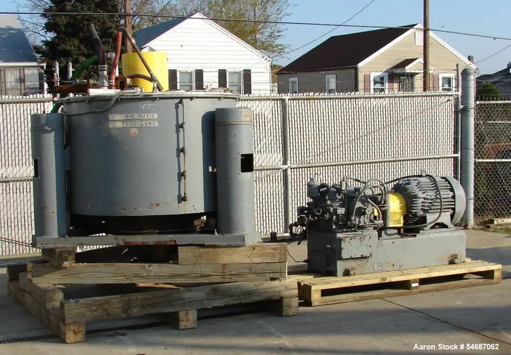 Used TOLHURST BATCH-O-MA Basket Bottom Dump Centrifuges Illinois US | Aaron Equipment #1515569