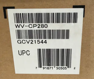 NEW PANASONIC WV-CP280 COLOR CCTV CAMERA WVCP280