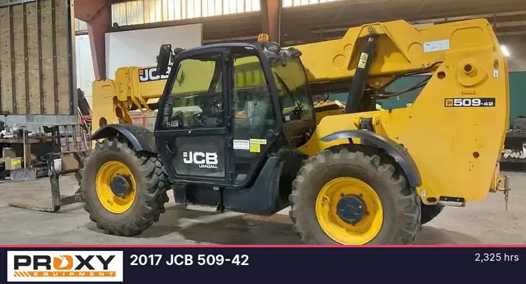 Used 2017 JCB 509-42 Telehandlers New Jersey US | Proxy Equipment #1388739