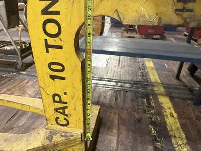 10 TON X 40" WIDE MAZZELLA C-HOOK CRANE COIL LIFTER: STOCK #23568
