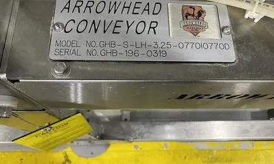 USED ARROWHEAD SYSTEMS GHB-S-LH-3.25-077010770D