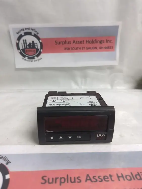 Used SIMPSON H335 Meters - Misc | Surplus Asset Holdings #1206925