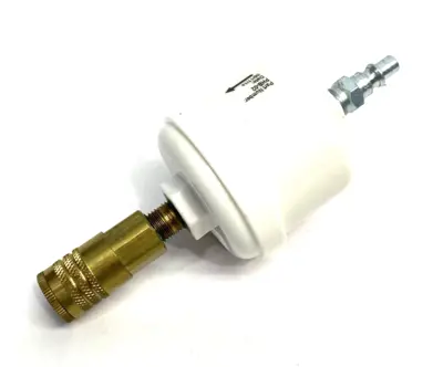 USED EMERSON, NUMATICS DISPOSABLE INLINE FILTER COMPONENT 3.0 MICRON 1/4" NPT