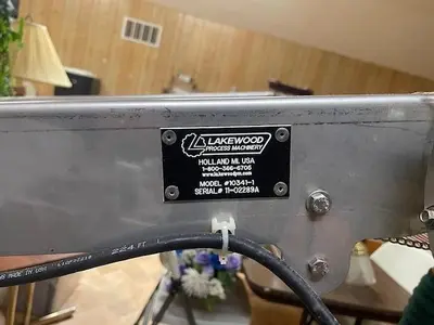 USED LAKEWOOD PROCESS MACHINERY 10341-1