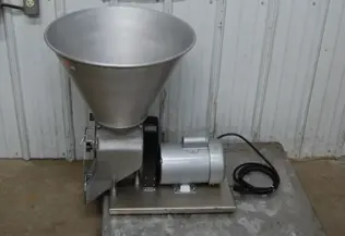 142-1184 Practical Baker Electric Sugar Flour Bakery Material  Sifter w/ Hopper