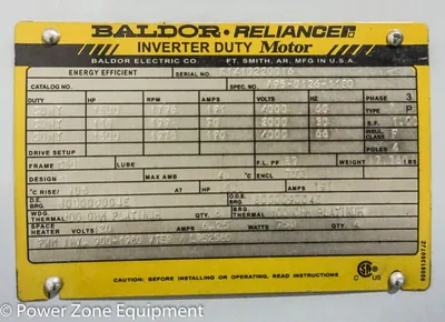 NEW BALDOR G500M