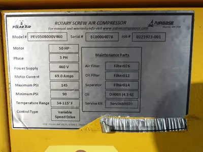 2023 EATON PRV050B000V460 Air Compressors | Machinery For Sale (7)