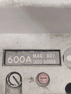 🔥 GE Rotary Machine Circuit Breaker 600 Amp, 600 Volts