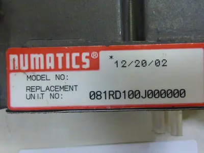 USED NUMATICS 081RD100J000000