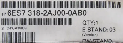 NEW SIEMENS 6ES7318-2AJ00-0AB0 CPU MODULE 6ES73182AJ000AB0