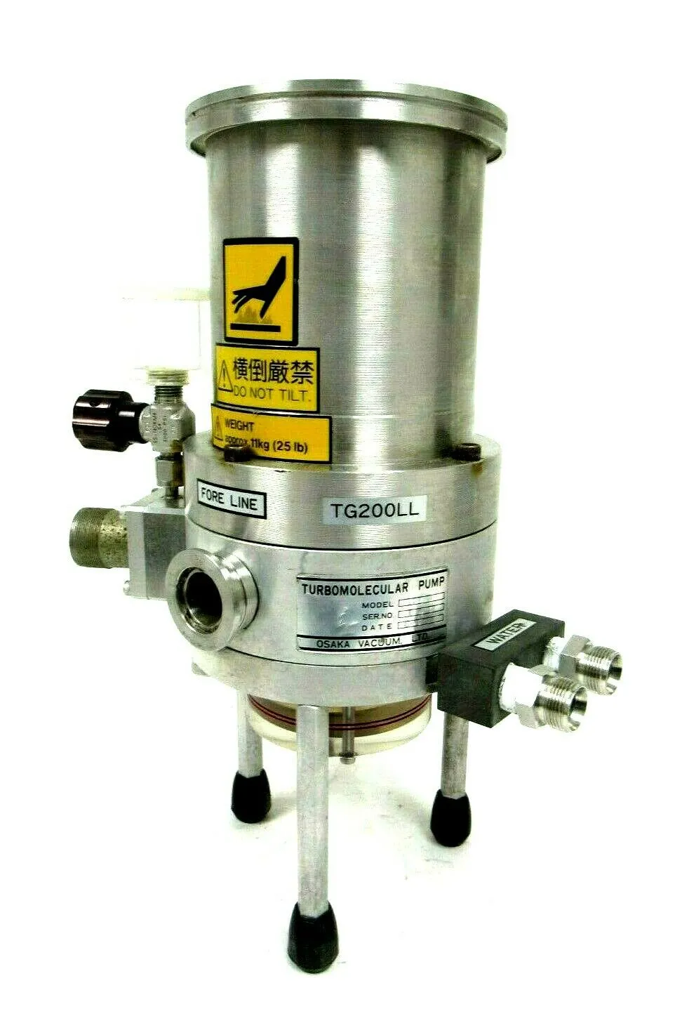 USED OSAKA VACUUM TG200 TURBOMOLECULAR PUMP TG200LL