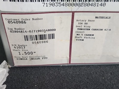 NEW Durametallic 41017