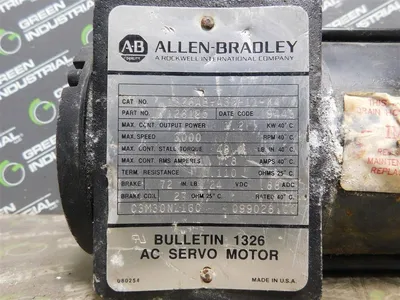 Allen Bradley 1326AB-A3E-11-K4 AC Servo Drive 1.2kW 3000RPM 48 LB.IN. 7.8A Used
