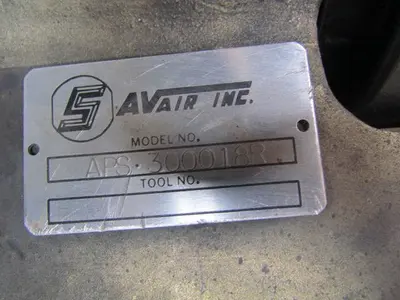 Savair Inc APS.300018R Cylinder w/ Ram and Die Press