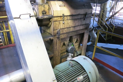 Satake 50 hp rice sizer w/ Rotex 431 SAN-s/s-s/s Screener