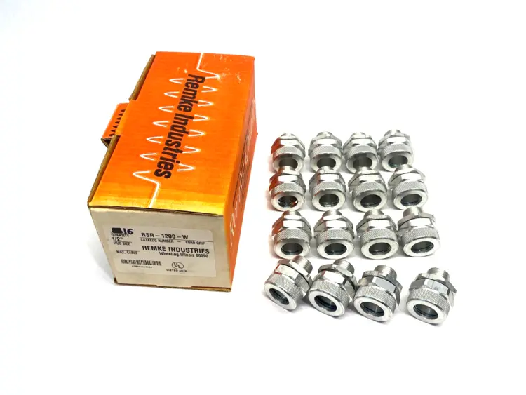 New | in-Stock Remke Tuff-Seal Aluminum Cord Grip Bushing 1/2" NPT Electrical Fittings Michigan US | Maverick Industrial Sales #1400853