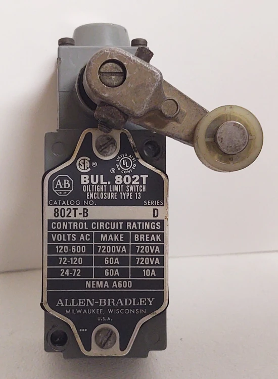 Used Allen-Bradley 802T-B Relays & Switches Kentucky US | Edwards Industrial Repair #974802