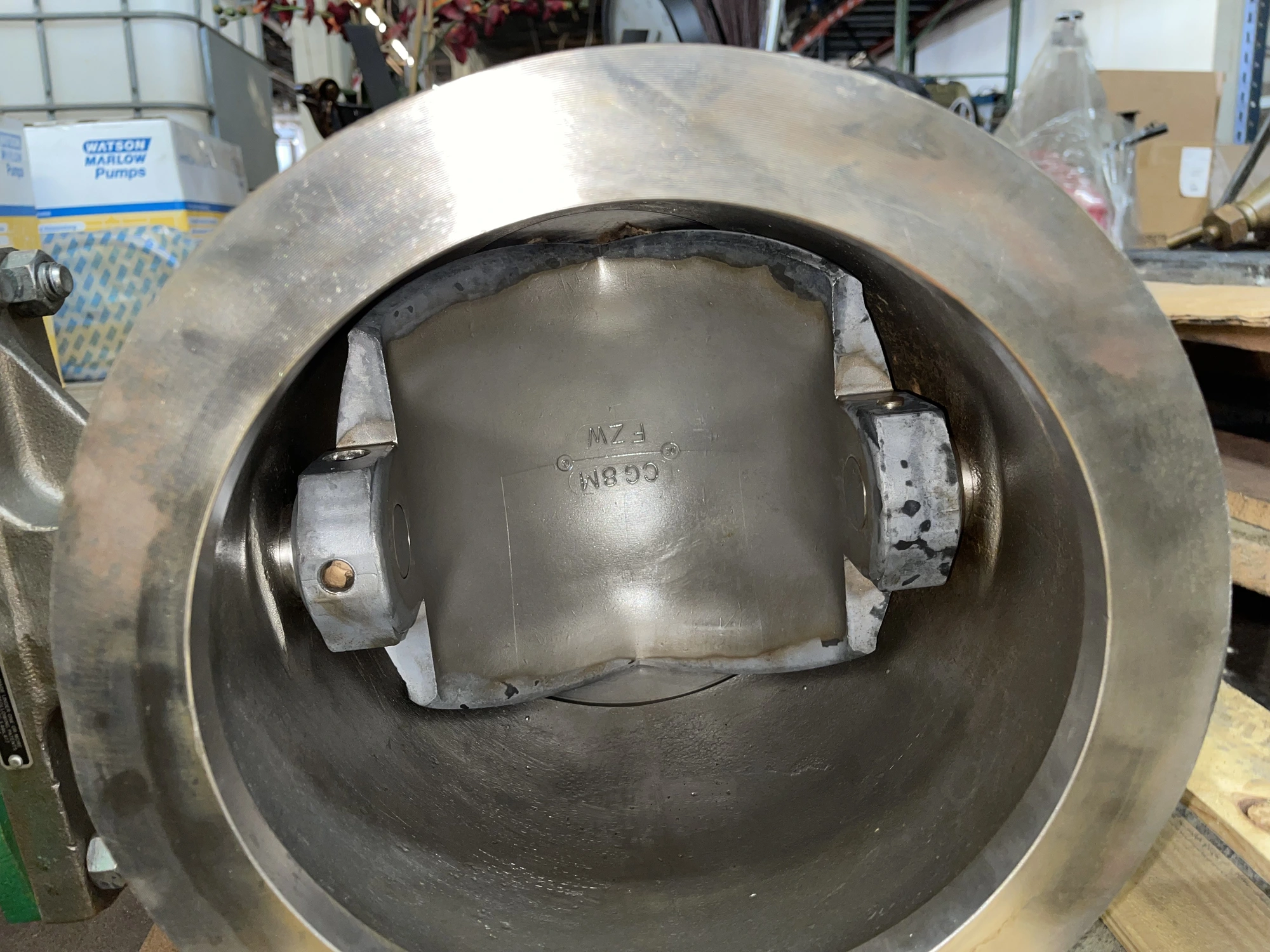 Fisher 10" V200 Stainless Steel V-Ball Control Valve