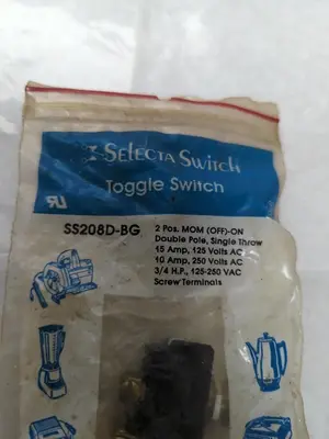 New | in-Stock SELECTA SS208D-BG Miscellaneous Equipment (Electrical & Power) | Surplus Asset Holdings #1193397