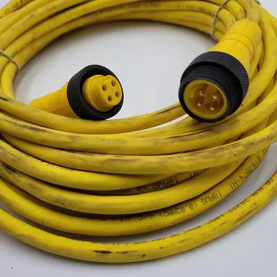 Used LUMBERG AUTOMATION LUMBERG MOLDED CORDSET RSRK 40-637 / 10 METERS LONG Cable & Wire | ND Industrial Surplus #1222085