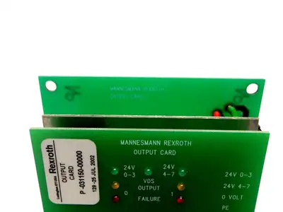 Used Mannesmann Rexroth 24V 8 Total Output Card 5460516912 1441401 PLC Processors Michigan US | Maverick Industrial Sales #1407082