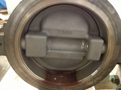 Fisher type 8550 Butterfly Valve size 8"