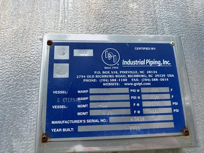 Used 2011 INDUSTRIAL PIPING INC. _UNKNOWN_ Dehumidify Desiccant Dryers North Carolina US | DH Griffin Used Equipment #1383841