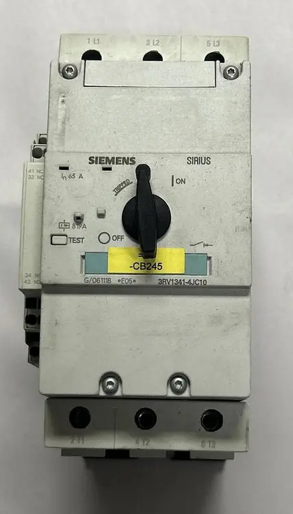 Used SIEMENS 3RV1341-4JC10 Miscellaneous Equipment (Electrical & Power) | Surplus Asset Holdings #1197159