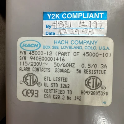 USED Hach 45000-12