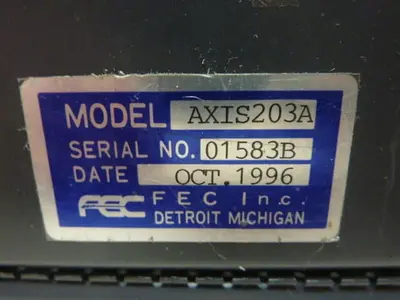 USED FEC AXIS203A