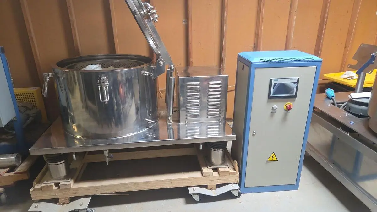 45L Jacketed Stainless Steel Centrifuge w/ Explosion-Proof Motor & Siemens Touch Screen Controller