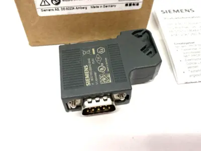 New | in-Stock Siemens SIMATIC DP PROFIBUS Bus Connector 35-Degree RS485 Electrical Fittings Michigan US | Maverick Industrial Sales #1401814