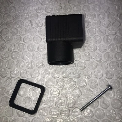 ** New (Lot Of 5) R GDM Black Right Angle Connector (Missing 1 Screw) #