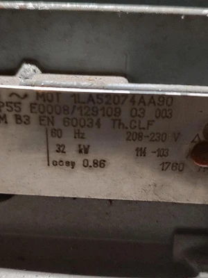 Used Siemens 1LA5270-4AA90 A.C. Motors Kentucky US | Edwards Industrial Repair #1276764