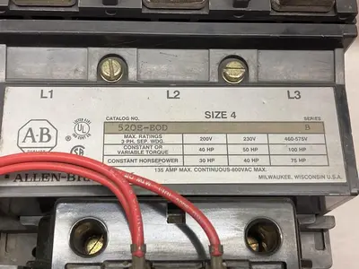 Used ALLEN-BRADLEY 520E-EOD Industrial Controls Ohio US | Surplus Asset Holdings #1262523