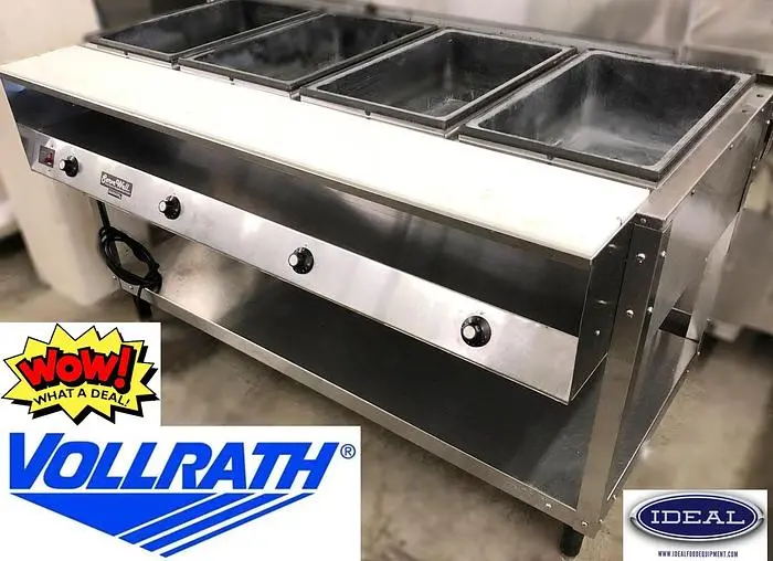 VOLLRATH 4 WELL HOT FOOD TABLE