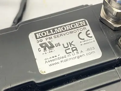 USED KOLLMORGEN SERVO MOTOR 0.183NM 8000RPM 320VDC