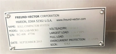 Used FREUND _UNKNOWN_ Roller Compactors Connecticut US | DMC Industries #1282015