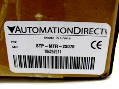 NEW AUTOMATION DIRECT STP-MTR-23079 STEPPER MOTOR STPMTR23079