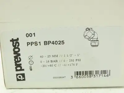 Prevost PPS1 BP4025 Compressed Air Aluminum Tapping Flange 1.5" To 1" Lot of 3