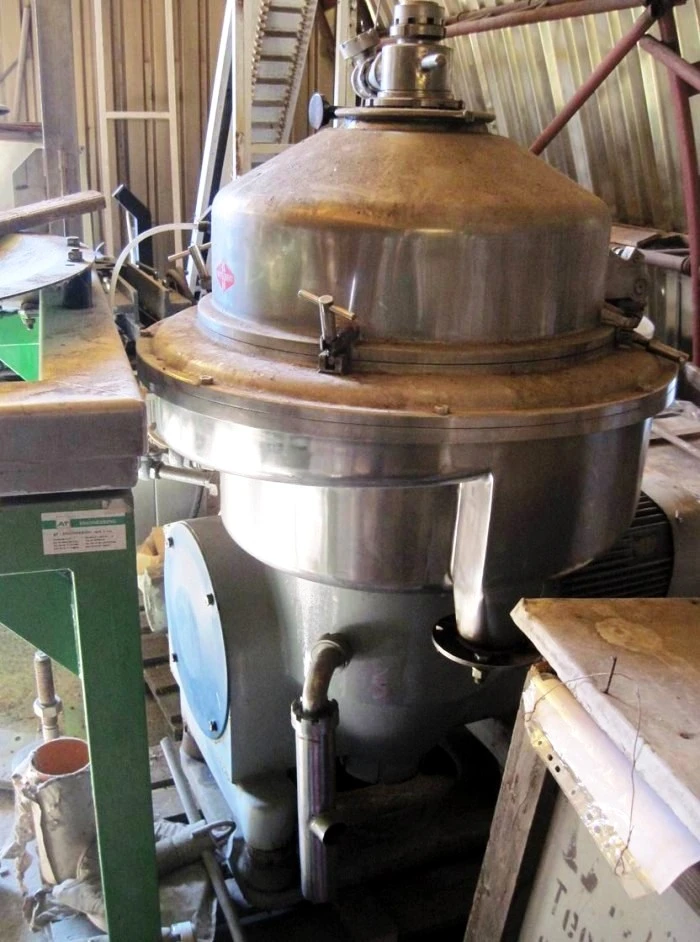 KMA Nagema SOZH/42 self-cleaning beer separator, 316SS.