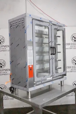 NEW EMPERO 5 ROLLER VERTICAL NATURAL GAS ROTISSERIE MODEL EMP.5EG-USA (CAPACITY OF 30 CHICKENS)
