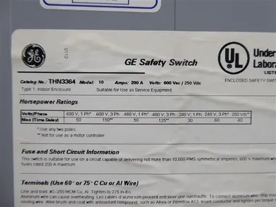 USED GENERAL ELECTRIC 10